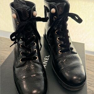 Chanel Combat Boots